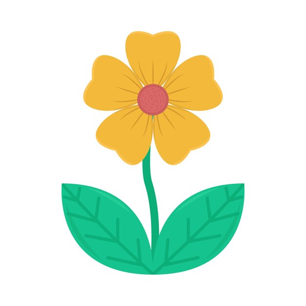 Vector ilustración de la flor