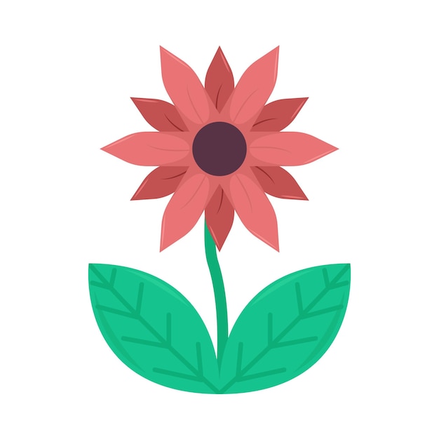 Vector ilustración de la flor