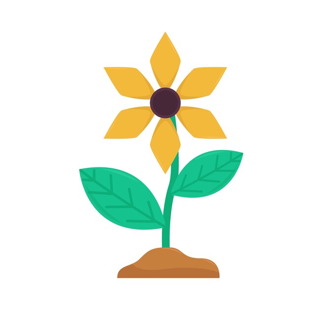 Vector ilustración de la flor