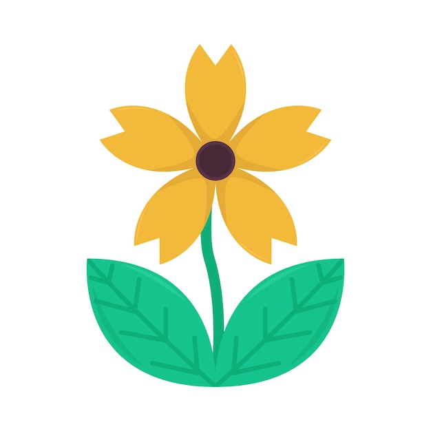 Ilustración de una flor