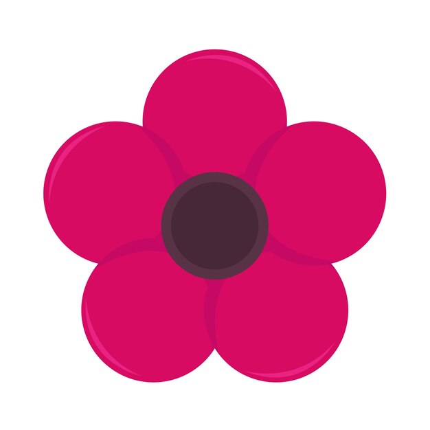 Ilustración de una flor