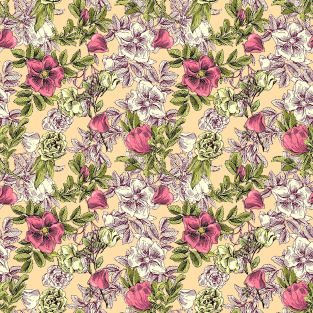 Ilustración floral decorativa