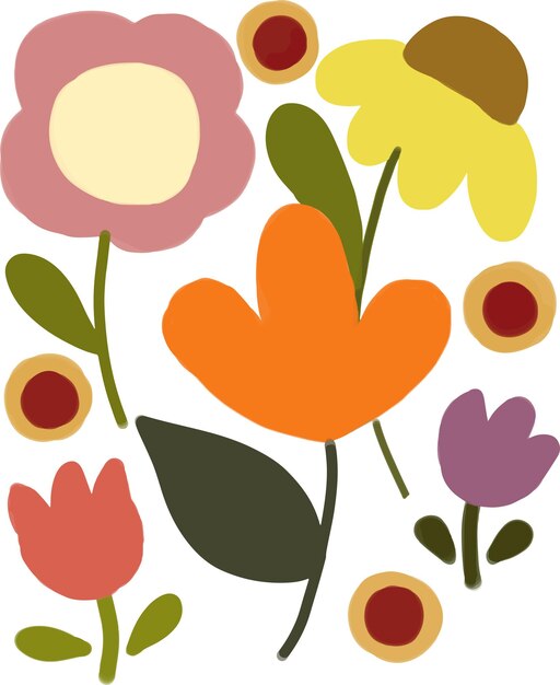 Ilustración floral sencilla