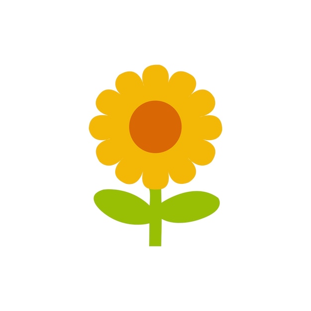 Ilustración de flores dibujadas a mano Flores de colores