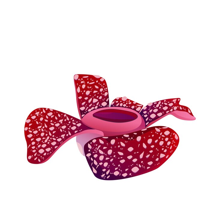 Vector ilustración de las flores de la rafflesia arnoldii
