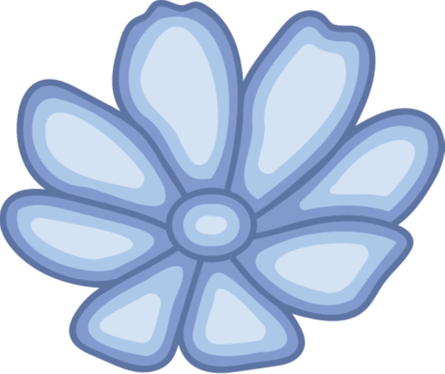 Ilustración de las flores