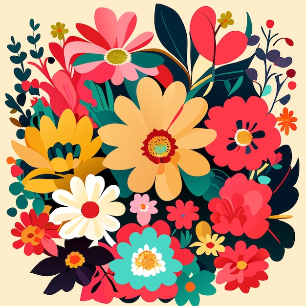 Ilustración de flores