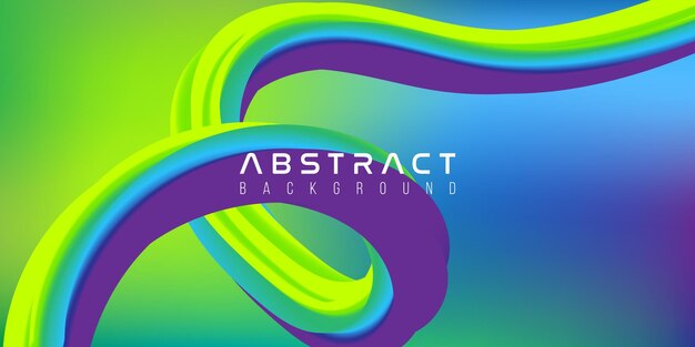 Ilustración de fondo abstracto degradado de onda colorida