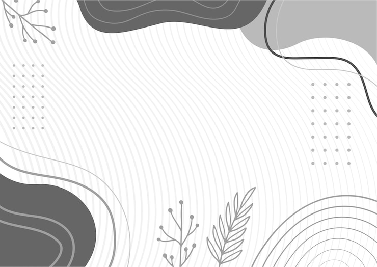 Vector ilustración de fondo abstracto dibujado a mano en escala de grises