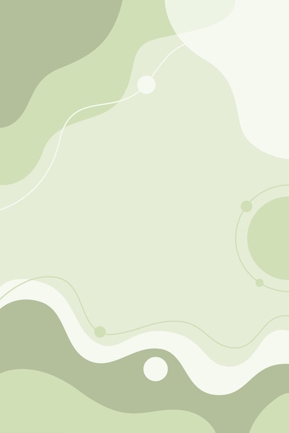 Ilustración de fondo abstracto estético orgánico