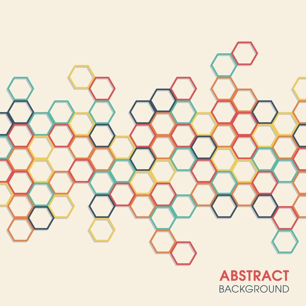Ilustración de fondo abstracto geométrico