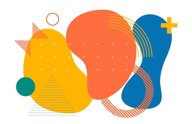 Ilustración de fondo abstracto geométrico