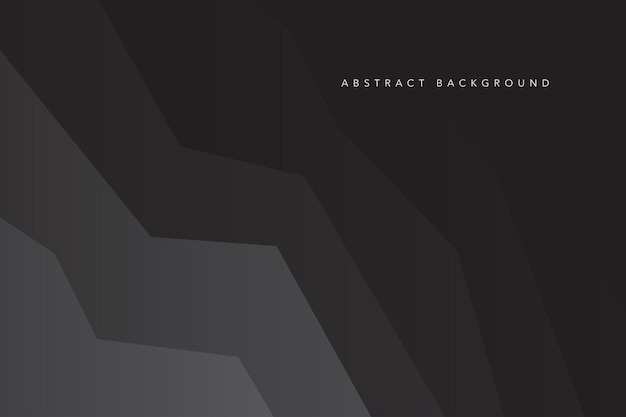 Ilustración de fondo abstracto negro con concepto gráfico geométrico oscuro