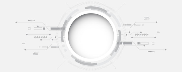 Ilustración de fondo abstracto de tecnología de comunicación de alta tecnología