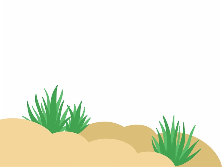 Vector ilustración de fondo de los arbustos y la hierba