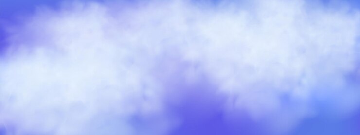Vector ilustración de un fondo azul cielo con un fantástico azul claro y nubes en un día soleado