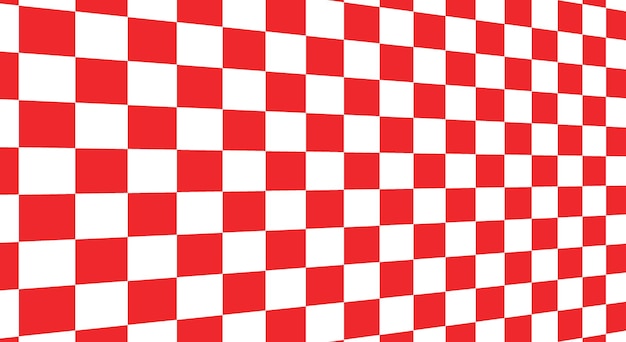 Ilustración de fondo bandera de Croacia cuadrado rojo