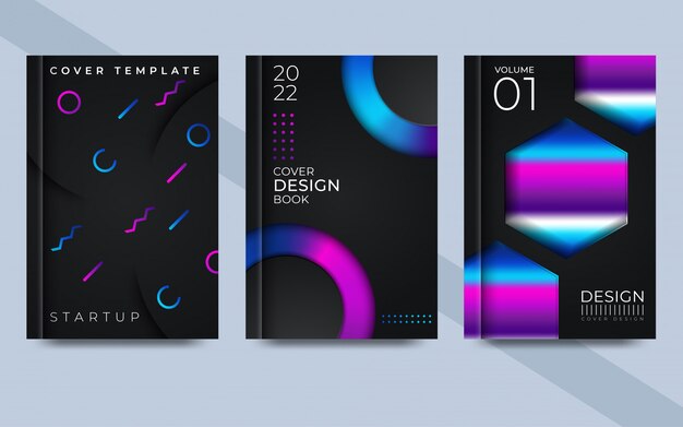 Ilustración de fondo de color brillante con textura de degradado de malla para un diseño de cubierta dinámico mínimo