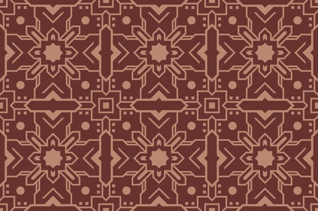 Ilustración de fondo sin costura de Batik