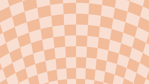 Ilustración de fondo de damas de tablero de ajedrez naranja estética perfecta para fondo de papel tapiz