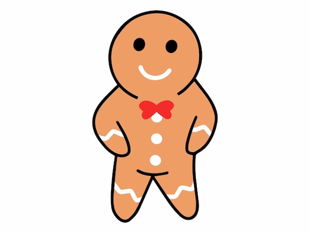 Ilustración de fondo de dibujos animados de pastel de Navidad