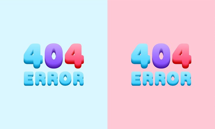 Vector ilustración de fondo de error 404 página no encontrada colorida moderna, fondo de error 404 que se puede utilizar para banner web, infografías,