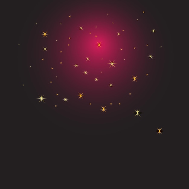 Ilustración de fondo de espacio de luz brillante mística