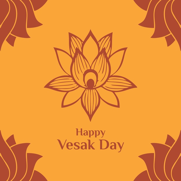 Ilustración de fondo feliz día vesak