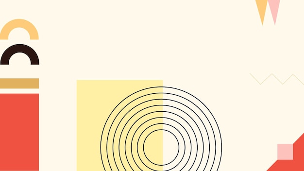 Ilustración de un fondo con flechas un círculo amarillo y blanco con un círculo negro