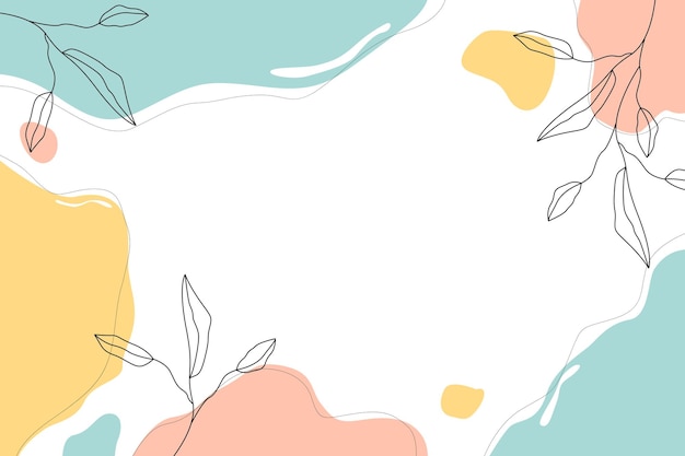 Ilustración de fondo de garabato abstracto dibujado a mano