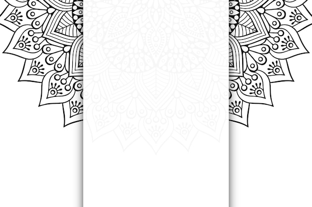 Ilustración de fondo hermoso ornamento