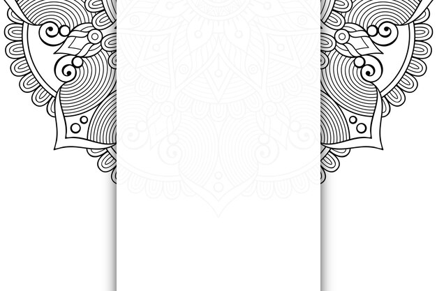 Ilustración de fondo hermoso ornamento