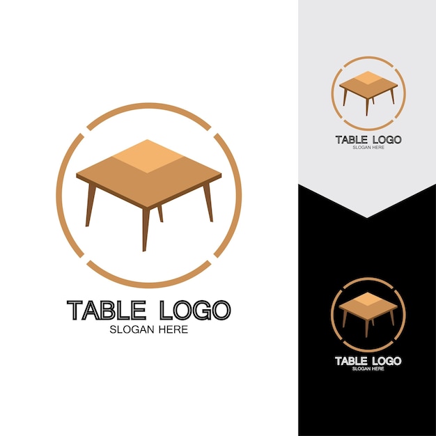 Ilustración de fondo del icono del objeto vectorial de la tabla
