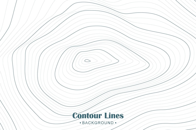 Ilustración de fondo de línea de contorno abstracto