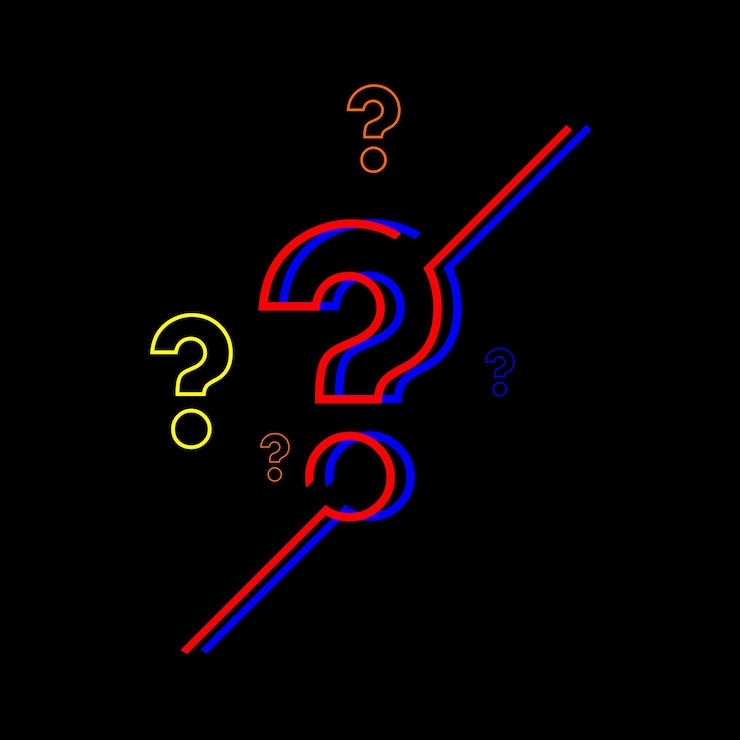Vector ilustración de fondo del logotipo atractivo icono de signo de pregunta