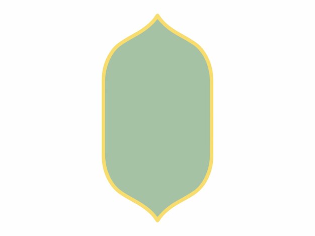 Ilustración de fondo del marco islámico de Ramadán
