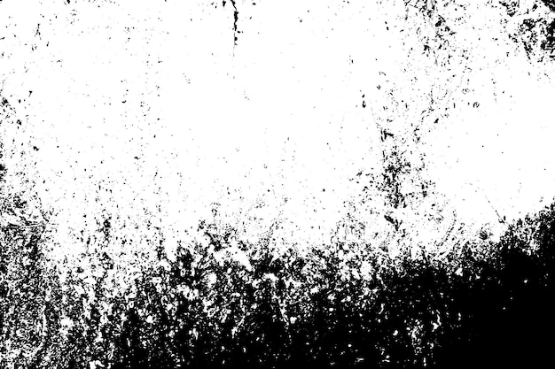 Ilustración de fondo monocromo abstracto Patrón de textura blanco y negro con manchas y grietas