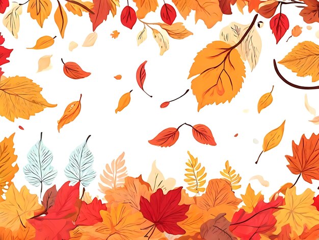 Vector ilustración de fondo de otoño