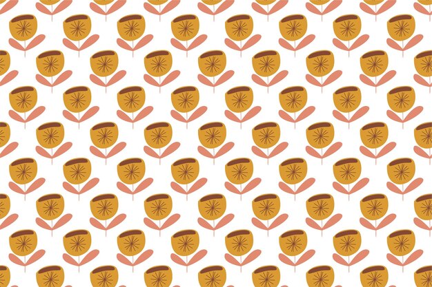 Ilustración de fondo de patrón sin costuras boho abstracto