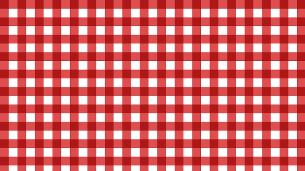 Ilustración de fondo de patrón sin costuras de tablero de ajedrez a cuadros de cuadros de cuadros rojos perfectos para papel tapiz telón de fondo postal fondo banner