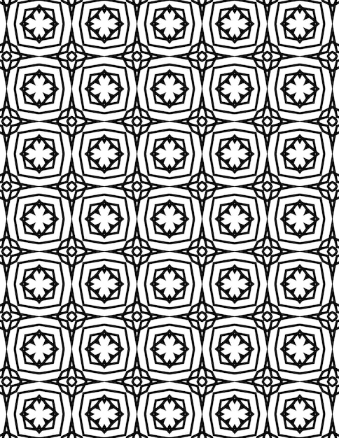 Ilustración de fondo de patrón geométrico en blanco y negro