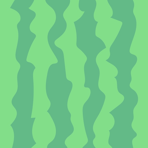 Ilustración de fondo plano de cáscara de sandía Patrón de vector tropical de verano jugoso colorido