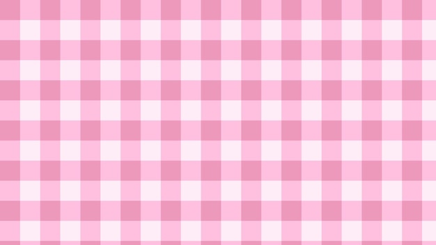 Vector ilustración de fondo de tablero de ajedrez de damas de guinga rosa pastel lindo estético perfecto para papel tapiz telón de fondo postal fondo banner