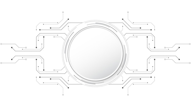 Ilustración de fondo de tecnología abstracta