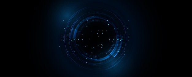 Ilustración de fondo de tecnología de comunicación de alta tecnología