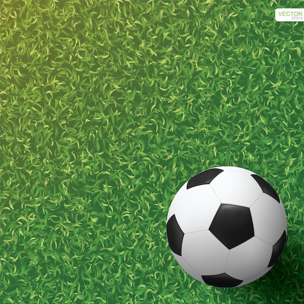 Vector ilustración de fondo con temática de fútbol