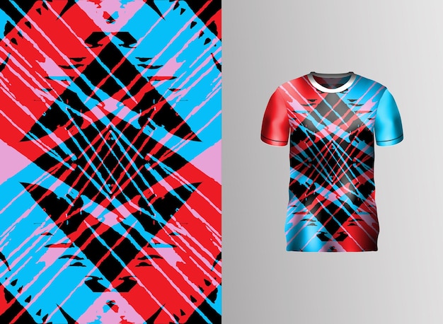 Ilustración de fondo de textura abstracta para el fondo de la camiseta deportiva