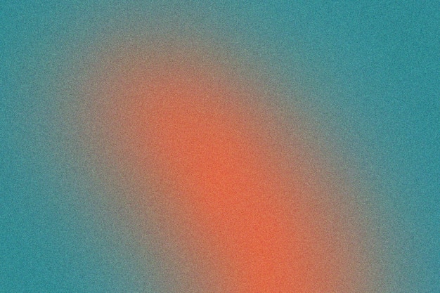Ilustración de fondo de textura granulada con gradiente naranja y azul azul moderno