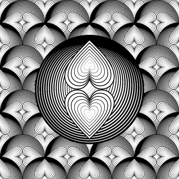 Ilustración de fondo con textura de patrón sin costuras abstracto
