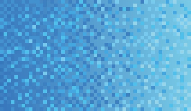 Ilustración de fondo de textura de píxeles azules vectoriales.